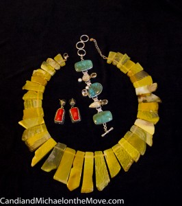 Lucious, lovely jewelry that has found a good home - Mine!