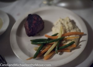 My "measly" 6 oz. Filet Mignon was out of this world good