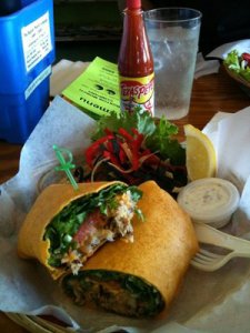 One of Buxton Munch's delicious wraps