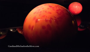 This huge sphere had incredible detail.  I have no idea how he does this.