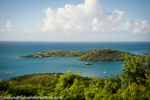 The jaw dropping view from our back deck, looking west.