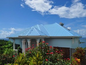 The entrance to Welcome Villa in the fishing village of Woburn, Grenada