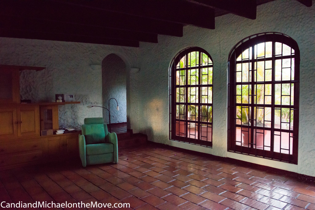 i'm not sure you can get a feel for the hight of the ceiling from this picture but it feels low and oppressive. Plus it captures and retains a lot of heat ~ there is a reason the Caribbean has high ceilings in most buildings!