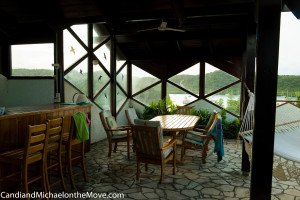 This patio glass is all stationary which blocks the trade winds. We want to trade out for bigger windows that open to the luscious air but can be closed if there is a storm