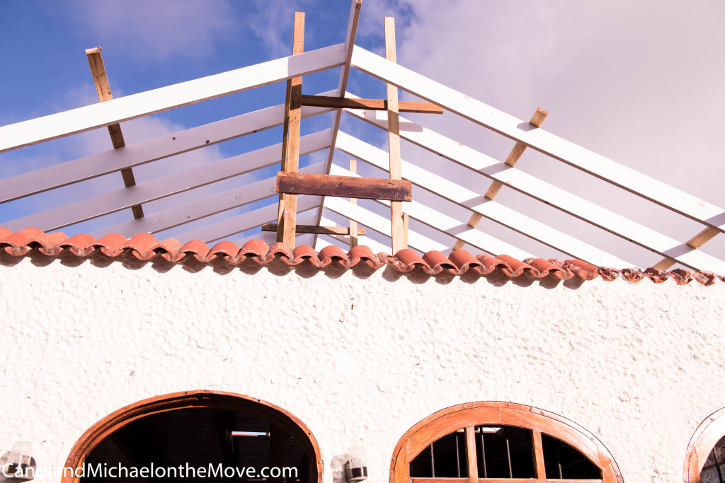 The workers also worked Saturday to keep the project moving. All the rafters went up in one day. YEAH!