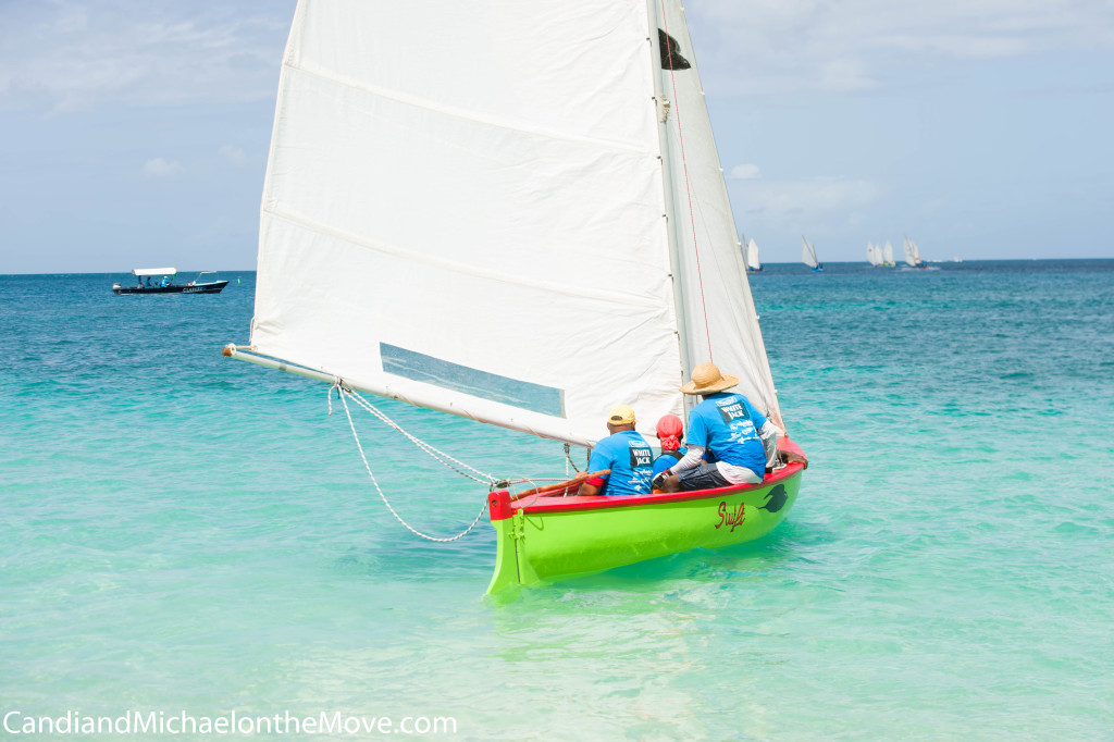 "Swift" the winning community boat AND the sailing team that won the 2016 Champions of Champions racing all the other winning villages in competition boats.
