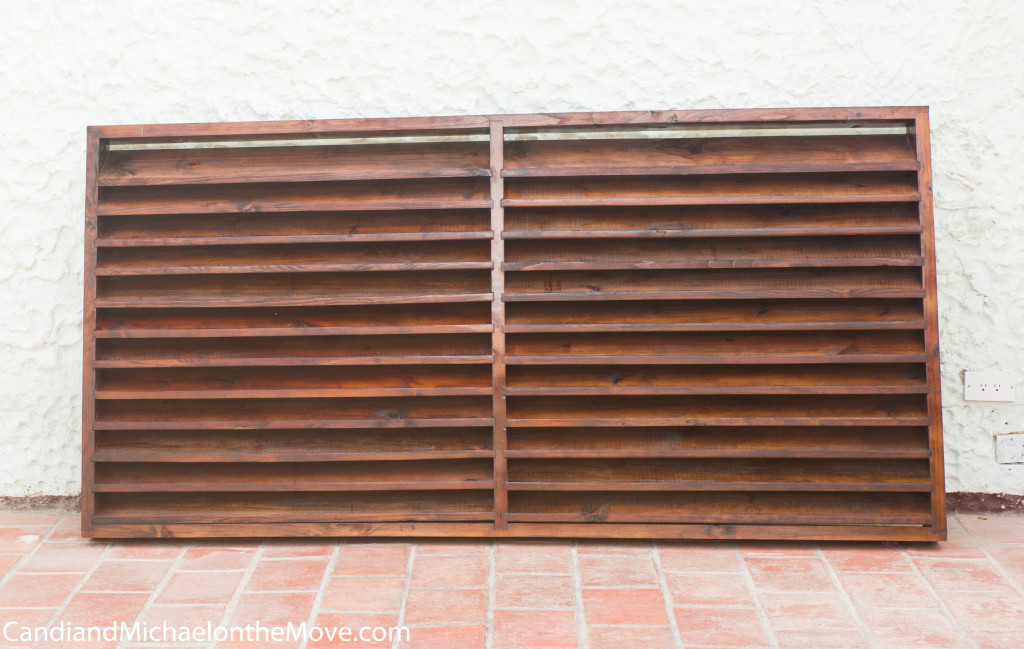 Our new Louver which will be placed in the front of the house above the Arched doors.