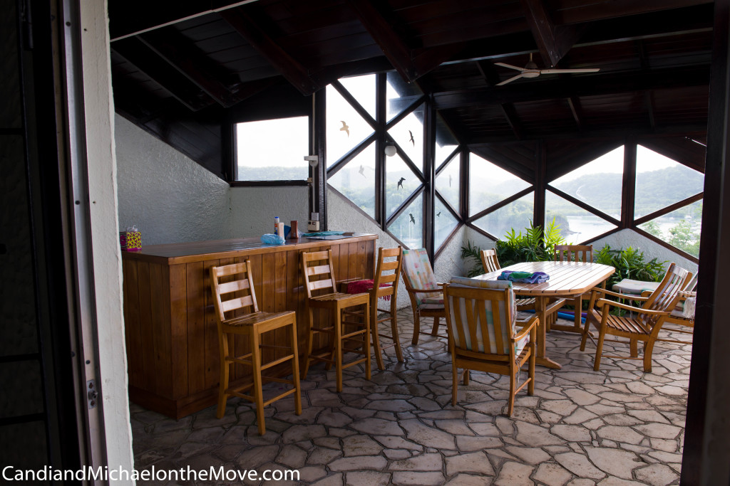 Here is what the patio area used to look like. Notice how the room is "bumped in".